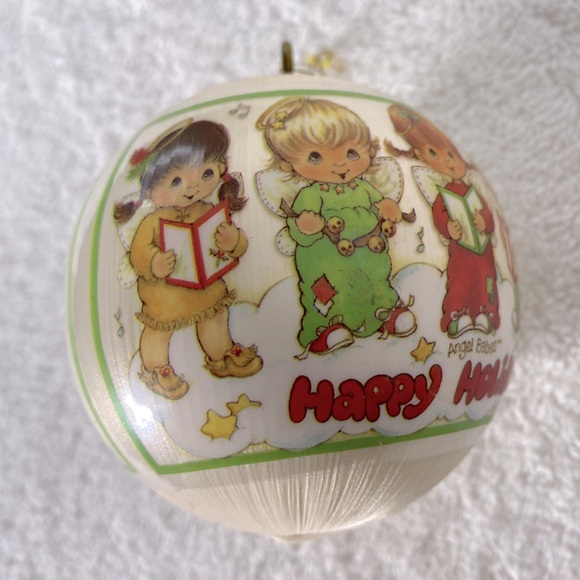 Vintage 1983 Joy to the World Happy Holidays Holiday Ornament - Picture 7 of 11